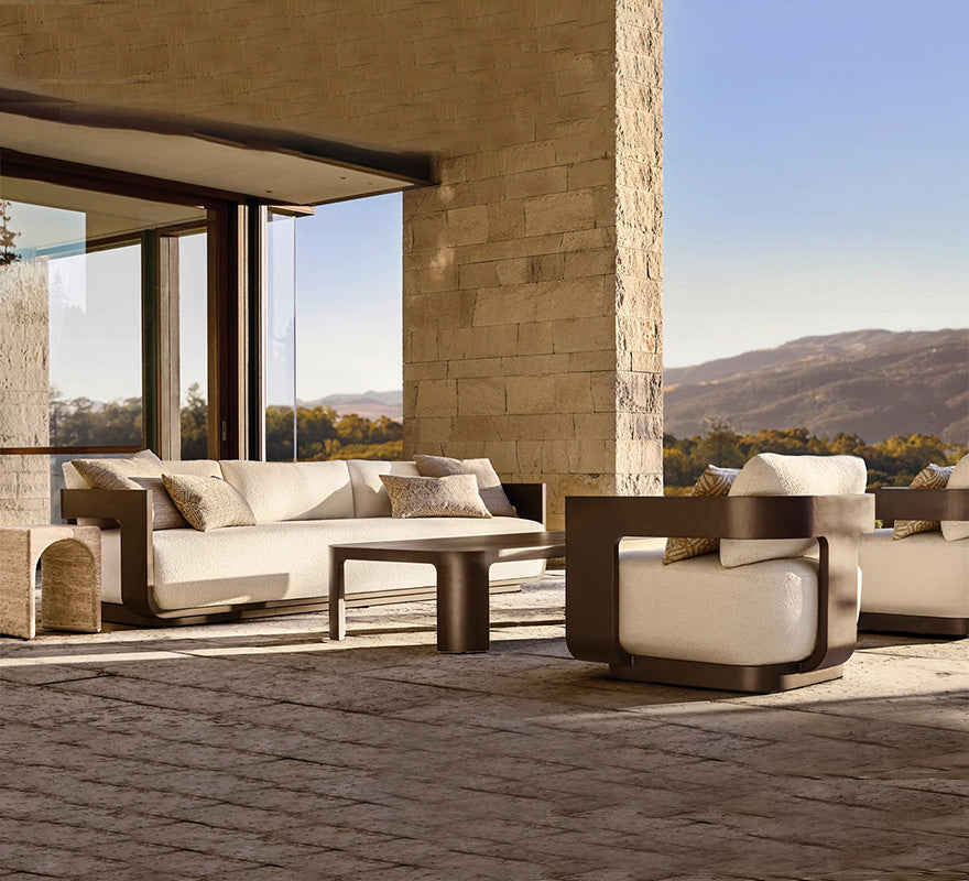 Sedona Aluminum Sofa